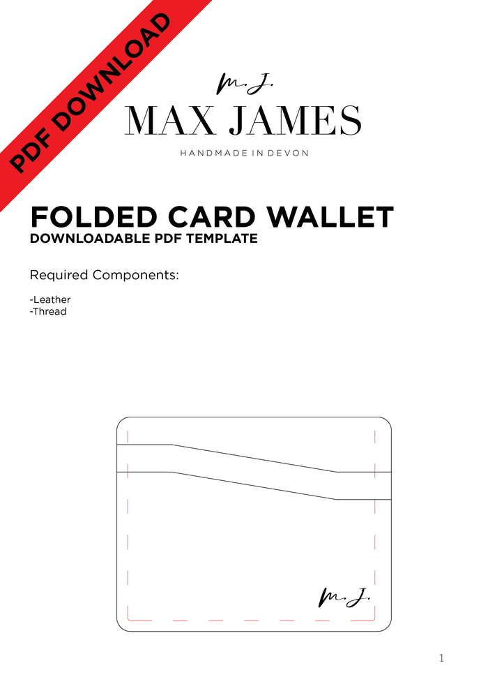 Card Holder - Digital Template